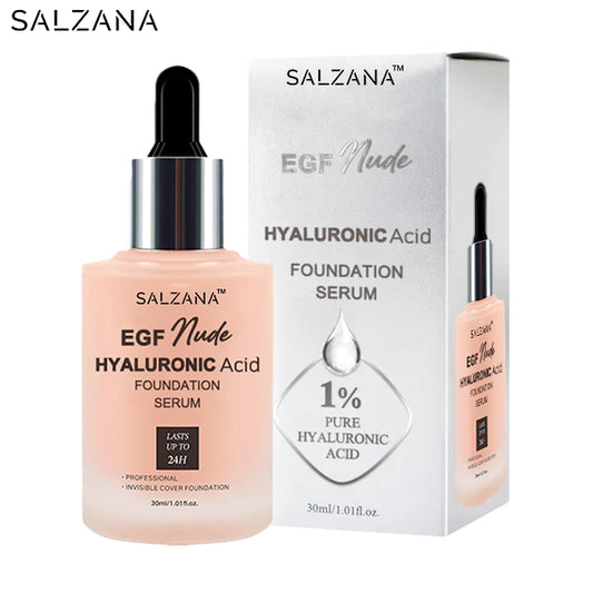 EGF Naken Hyaluronsyre Foundation Serum - 1 + 1 GRATIS