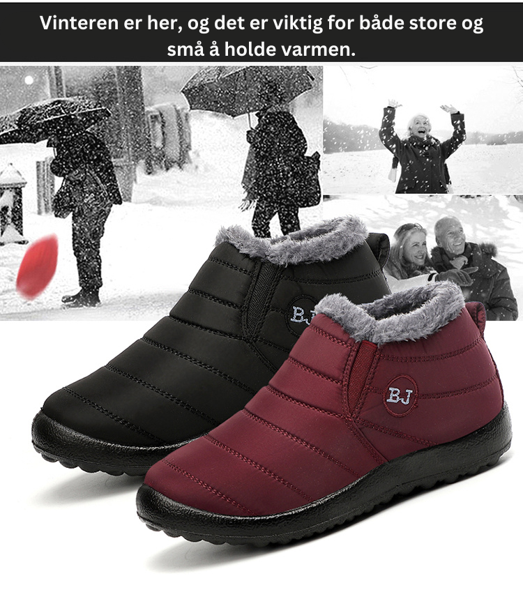 BJ SnowShield-Vinterstøvle | Ta Steget Inn I Vinterlykken, 50 % RABATT I DAG!