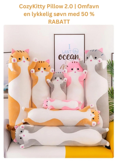 CozyKitty Pillow 2.0 | Omfavn En Lykkelig Søvn Med 50 % RABATT