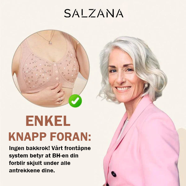 Salzana™ Premium BH med frontknapp - 1 + 1 GRATIS